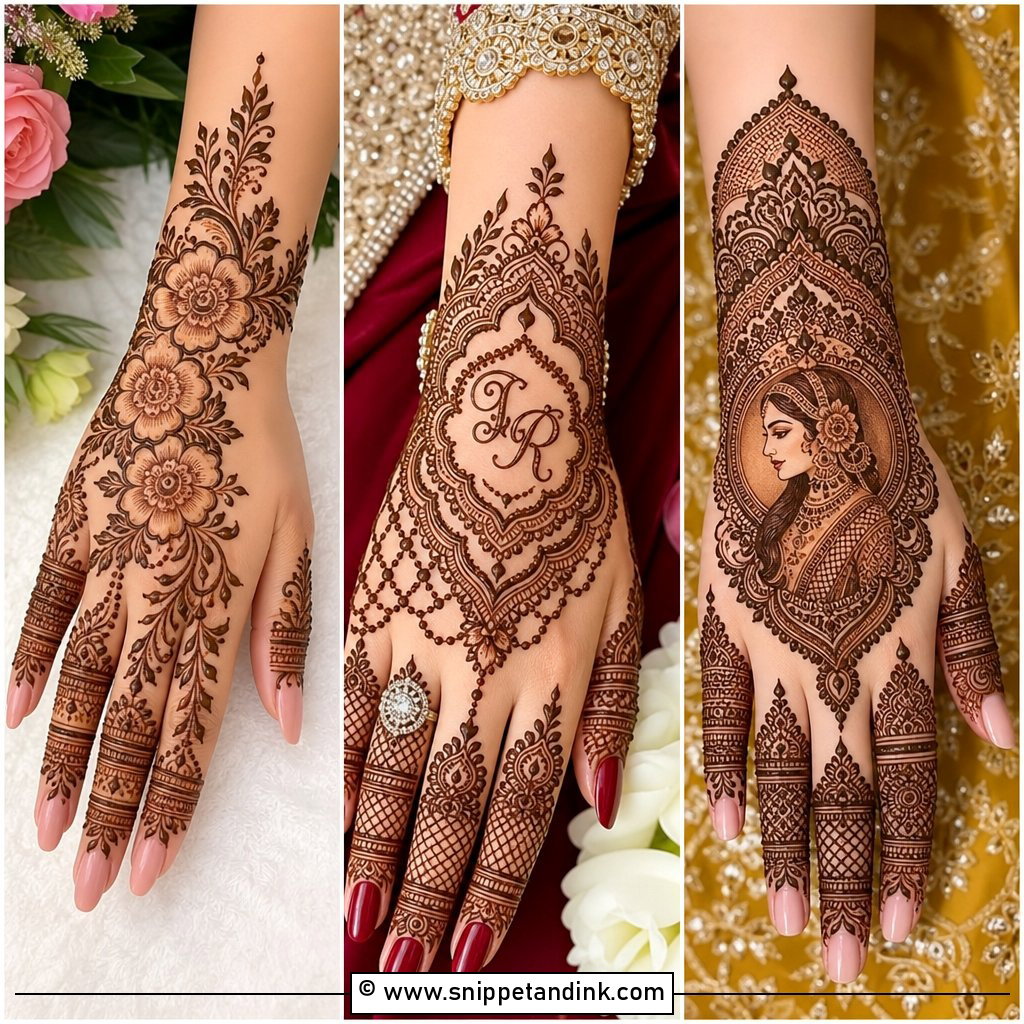 20 Latest Bridal Back Side Mehndi Design Ideas to Save