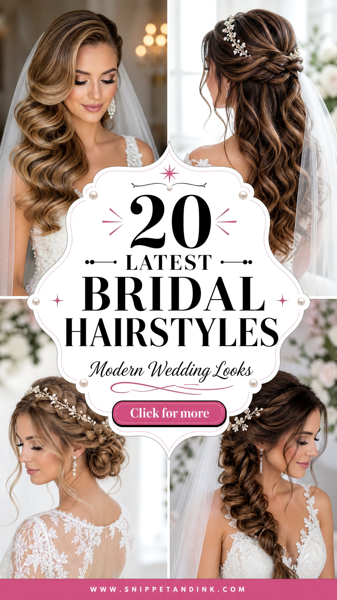 20 Latest Bridal Hairstyles for a Modern Wedding Look - 20 Latest Bridal Hairstyles for a Modern Wedding Look