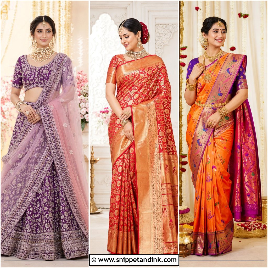 20 Latest Indian Bridal Dresses for a Showstopping Wedding Look