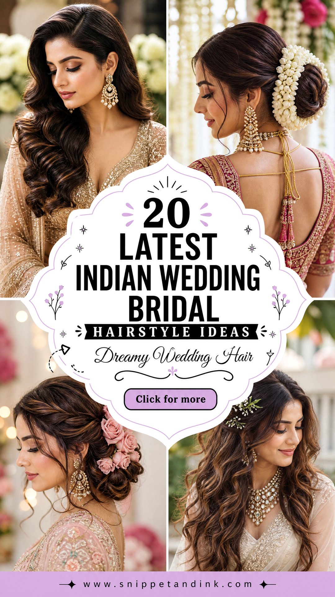 20 Latest Indian Wedding Bridal Hairstyle Ideas to Try - 20 Latest Indian Wedding Bridal Hairstyle Ideas to Try