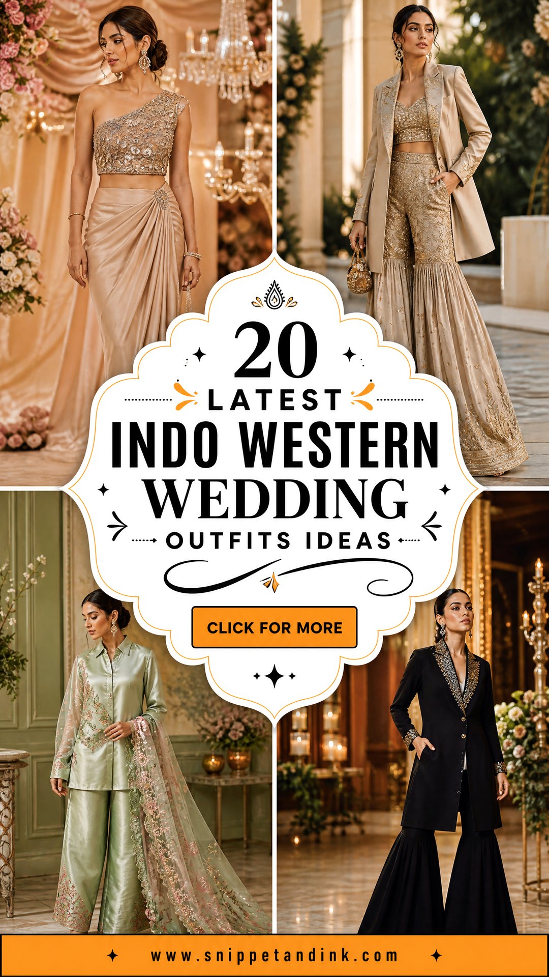 20 Latest Indo Western Wedding Outfits for Modern Guests - 20 Latest Indo Western Wedding Outfits for Modern Guests