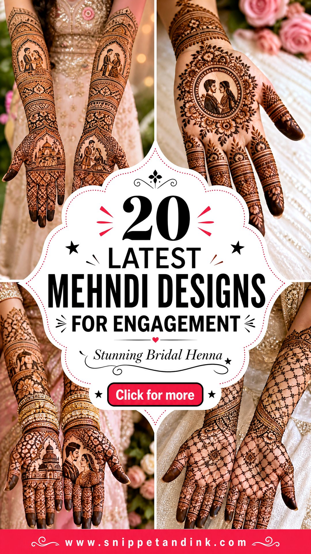 20 Latest Mehndi Designs for Engagement Stunning Picks - 20 Latest Mehndi Designs for Engagement: Stunning Picks