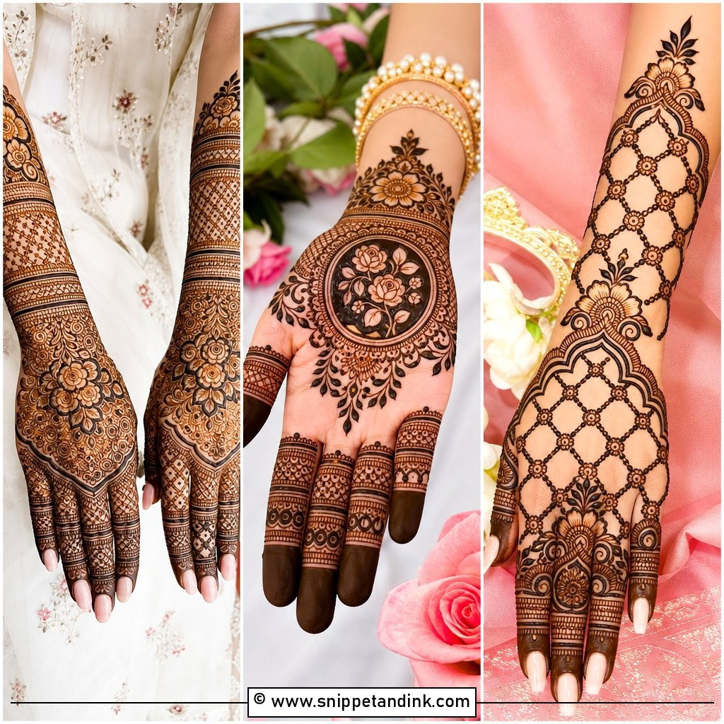 20 Latest Mehndi Designs for Engagement Stunning Picks
