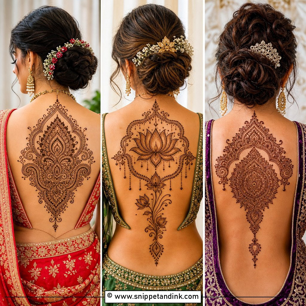 20 Latest Unique Back Bridal Mehndi Designs to Love