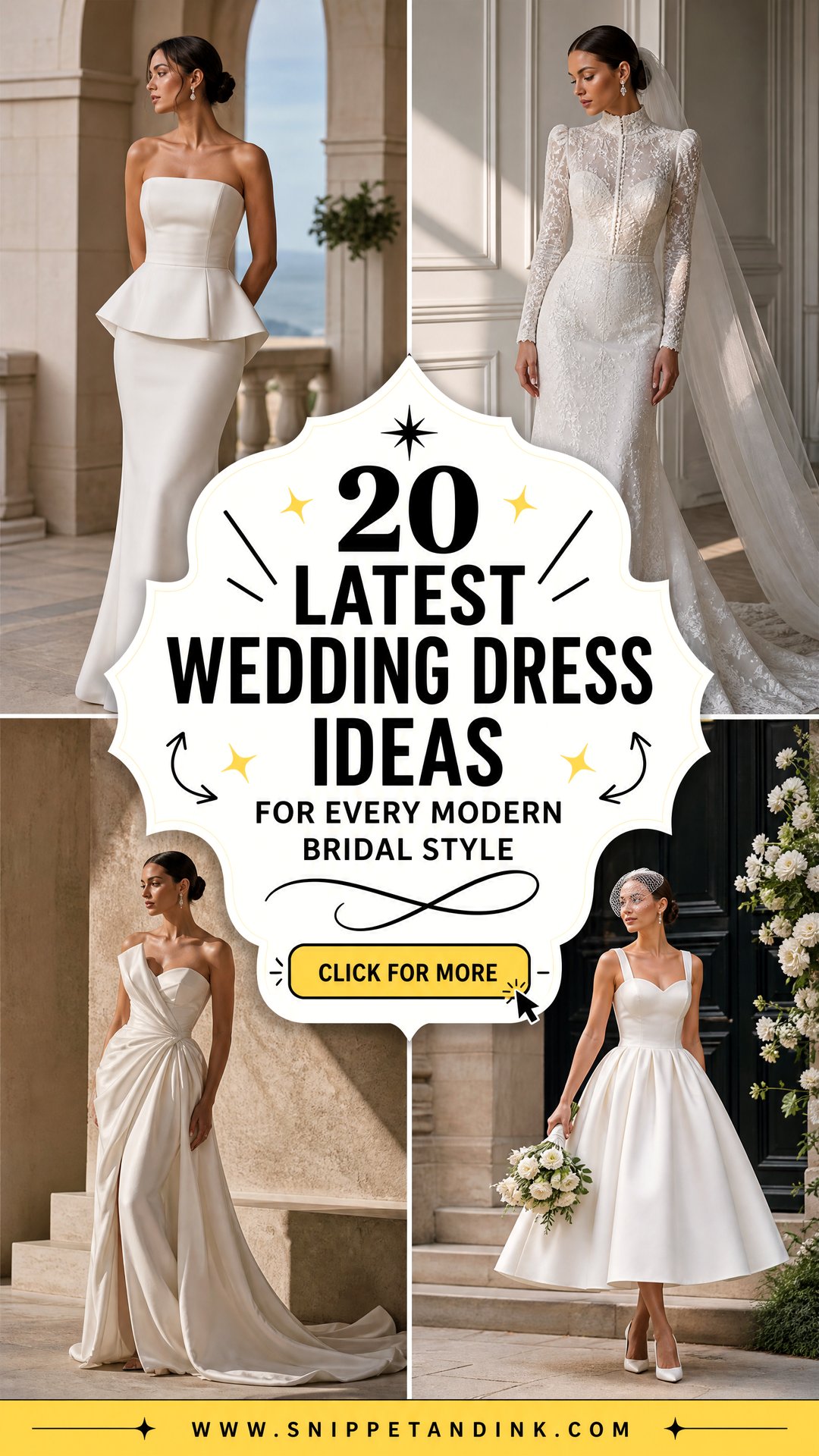 20 Latest Wedding Dress Ideas for Every Modern Bridal Style - 20 Latest Wedding Dress Ideas for Every Modern Bridal Style