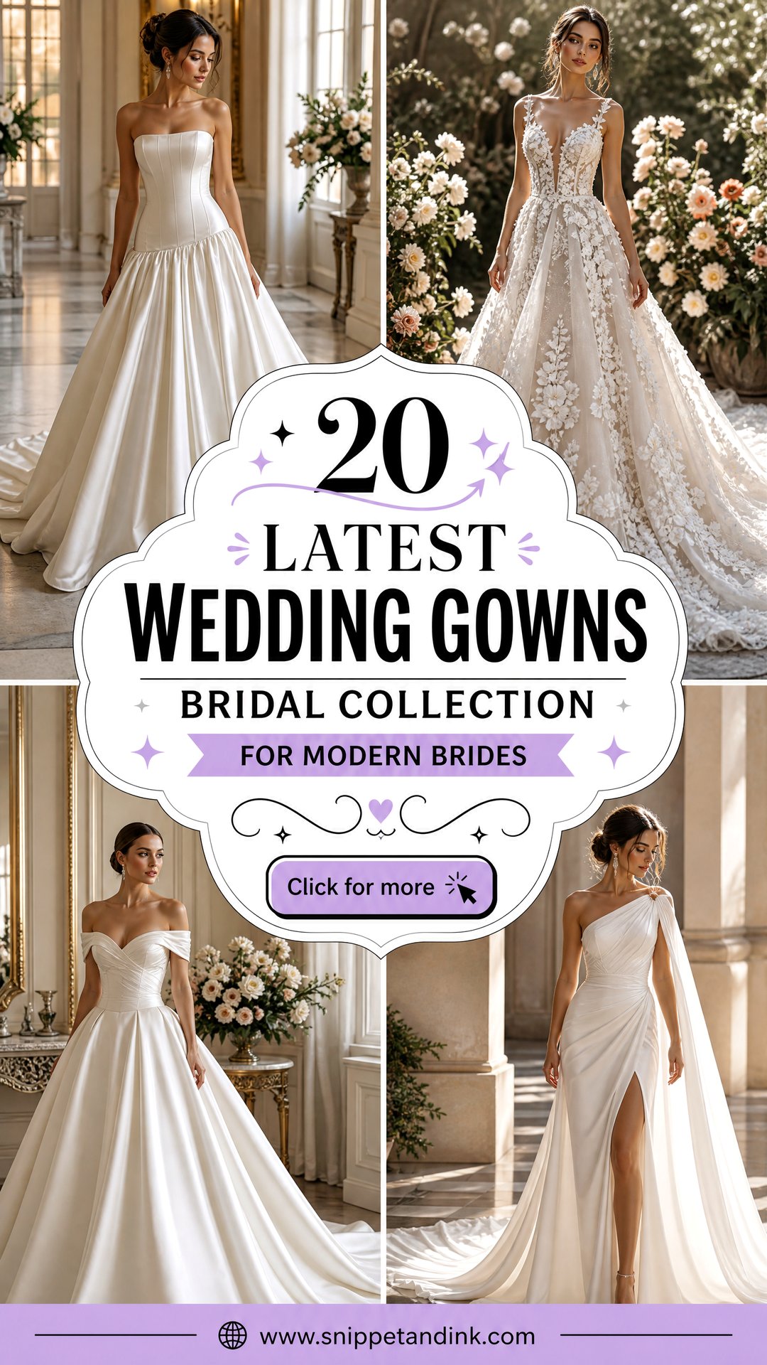 20 Latest Wedding Gowns Bridal Collection for Modern Brides - 20 Latest Wedding Gowns Bridal Collection for Modern Brides