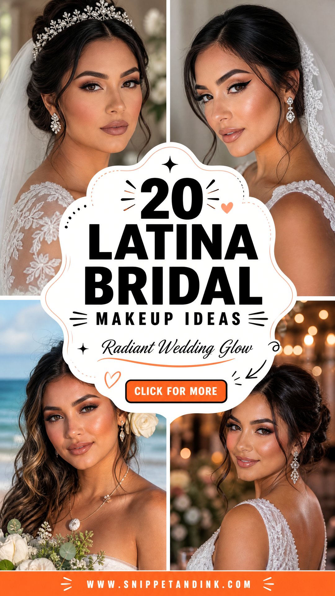 20 Latina Bridal Makeup Ideas for a Radiant Wedding Glow - 20 Latina Bridal Makeup Ideas for a Radiant Wedding Glow