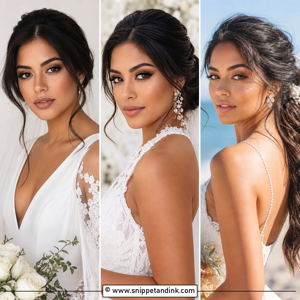 20 Latina Bridal Makeup Ideas for a Radiant Wedding Glow