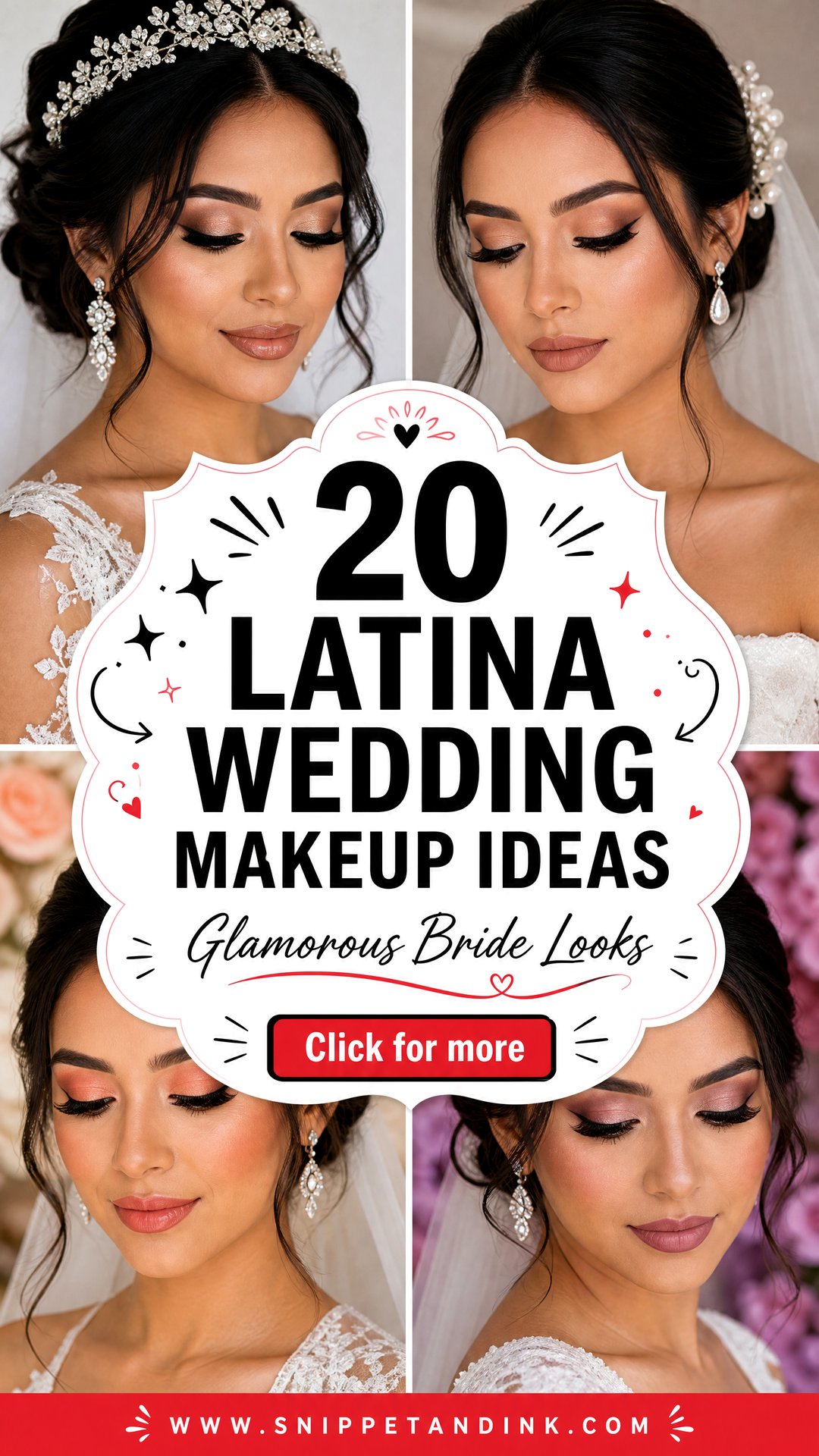 20 Latina Wedding Makeup Ideas for Glamorous Brides - 20 Latina Wedding Makeup Ideas for Glamorous Brides