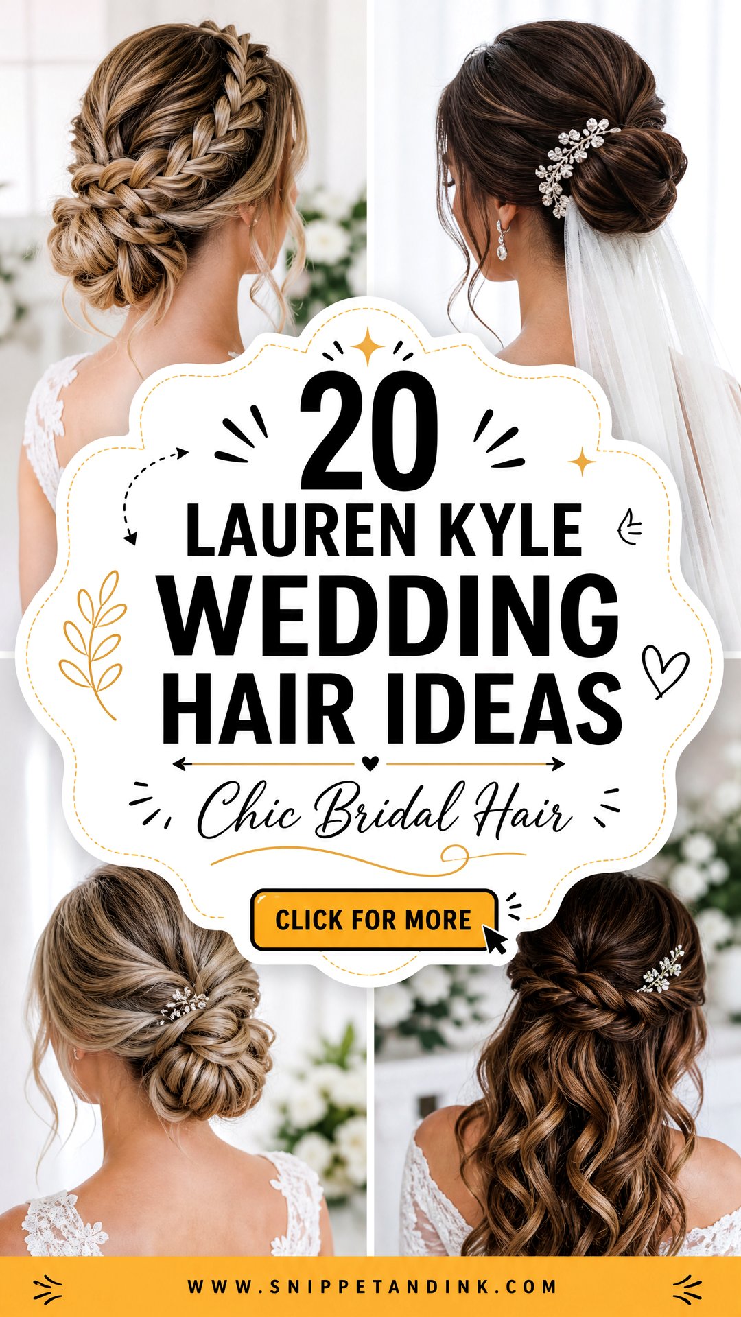 20 Lauren Kyle Wedding Hair Ideas for Chic Brides - 20 Lauren Kyle Wedding Hair Ideas for Chic Brides
