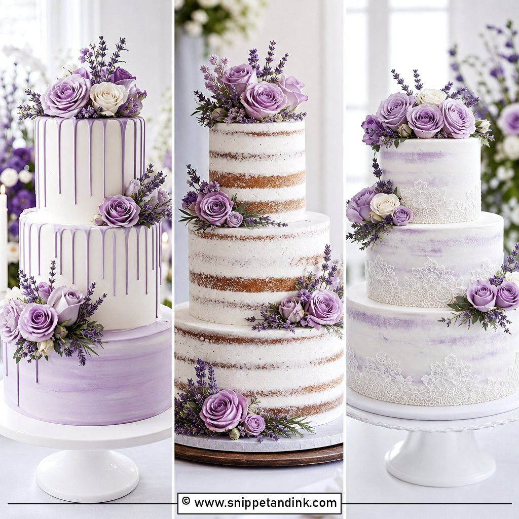 20 Lavender Flower Cake Ideas for Wedding Elegant Picks