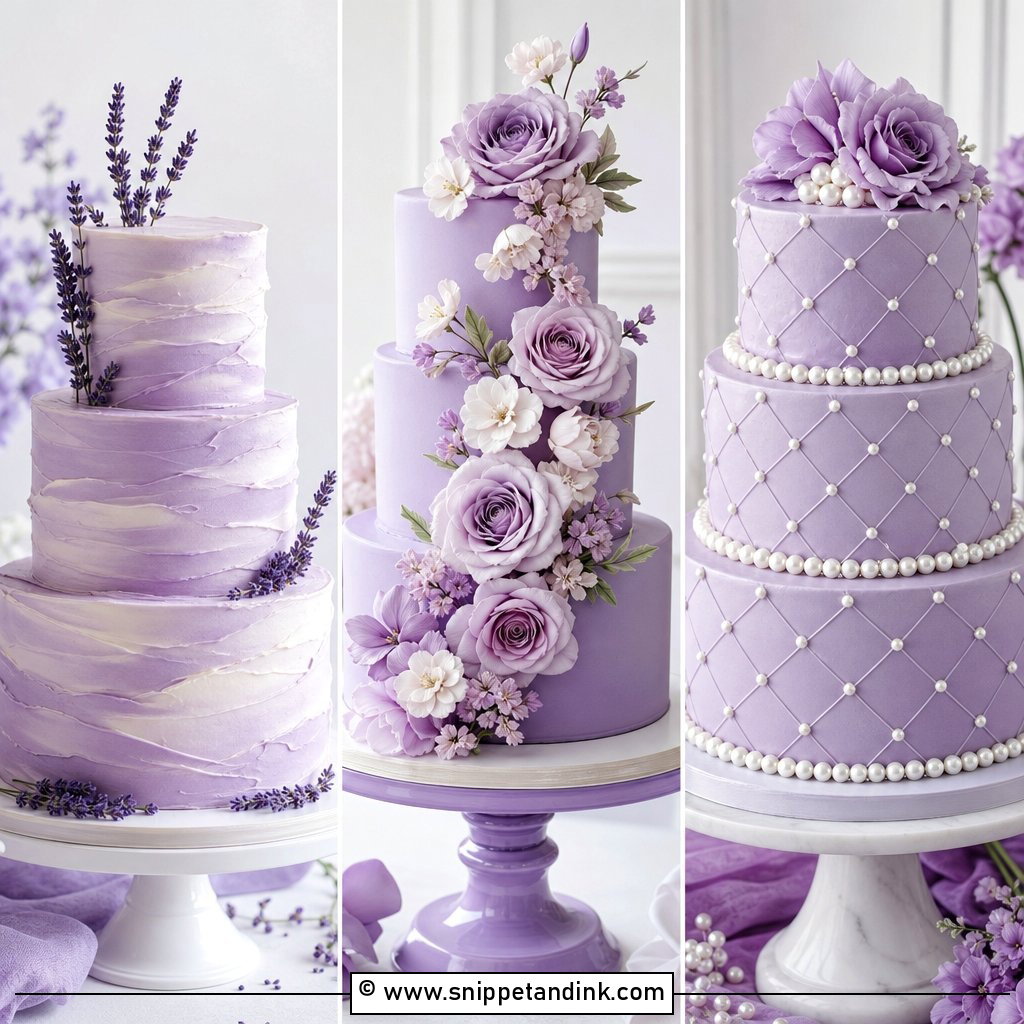 20 Lavender Wedding Cake Ideas for Dreamy Romantic Style