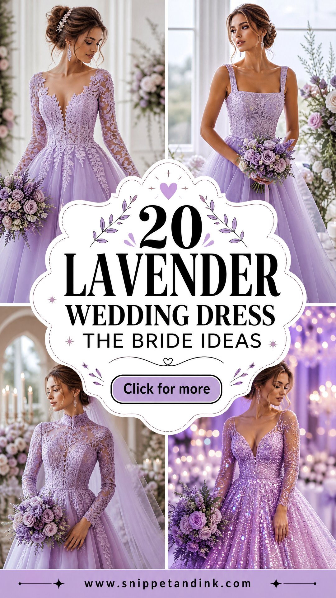 20 Lavender Wedding Dress the Bride Ideas for a Dreamy Look - 20 Lavender Wedding Dress the Bride Ideas for a Dreamy Look