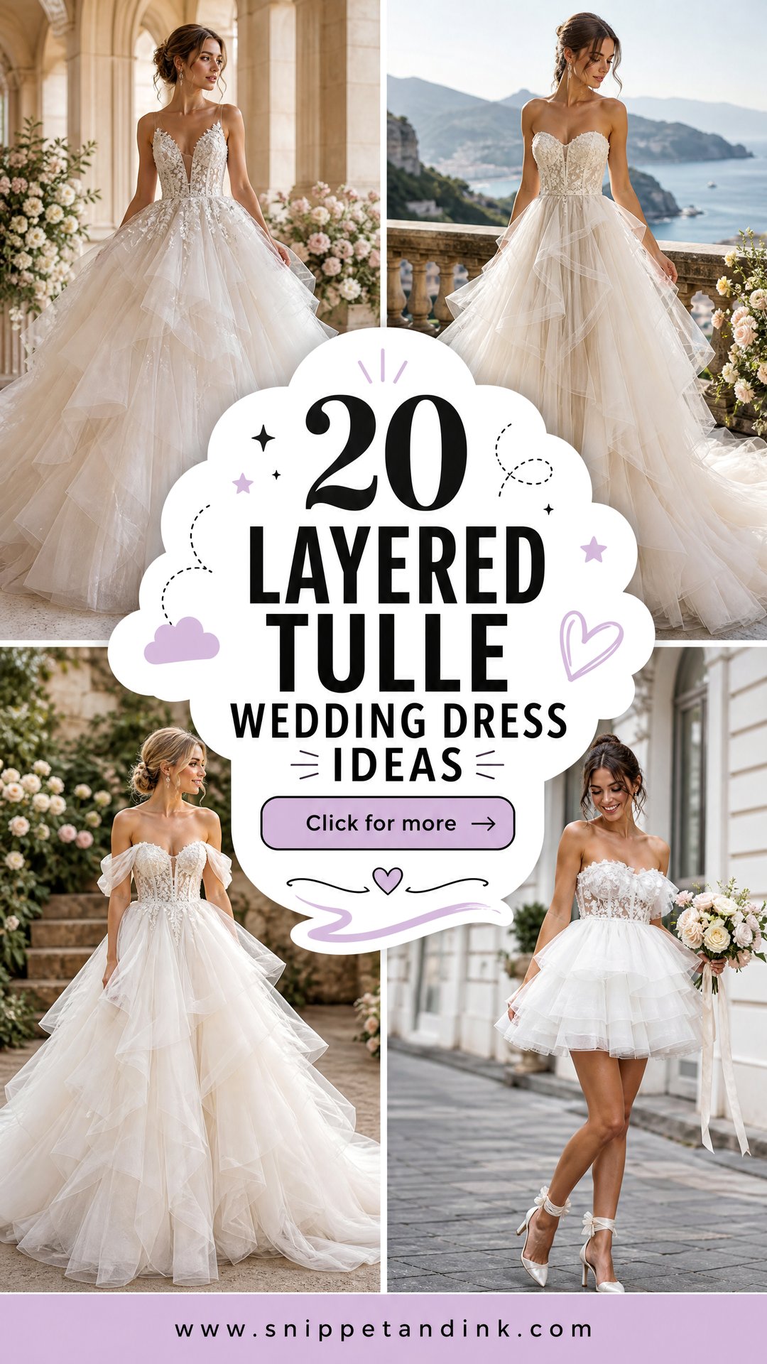 20 Layered Tulle Wedding Dress Ideas Dreamy Bridal Inspiration - 20 Layered Tulle Wedding Dress Ideas: Dreamy Bridal Inspiration