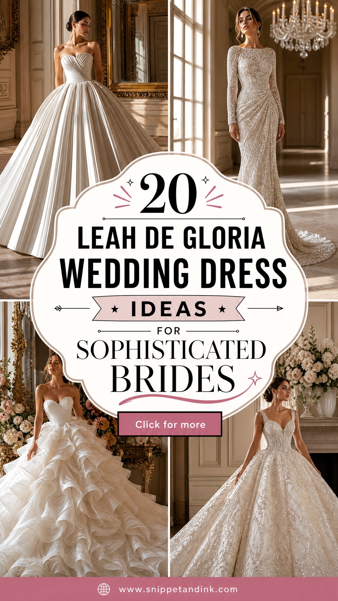 20 Leah De Gloria Wedding Dress Ideas for Sophisticated Brides - 20 Leah De Gloria Wedding Dress Ideas for Sophisticated Brides
