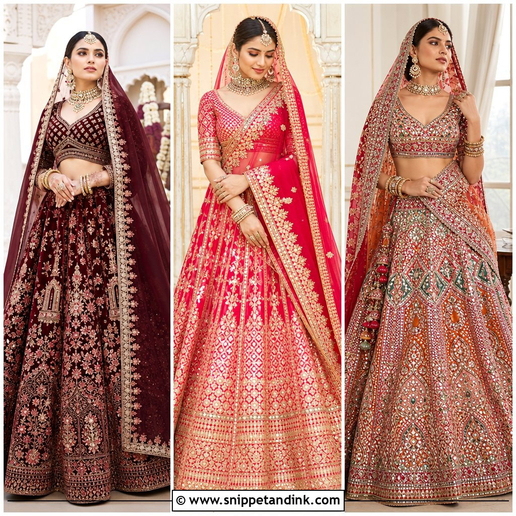 20 Lehanga Designs Bridal Collection for a Regal Wedding Look