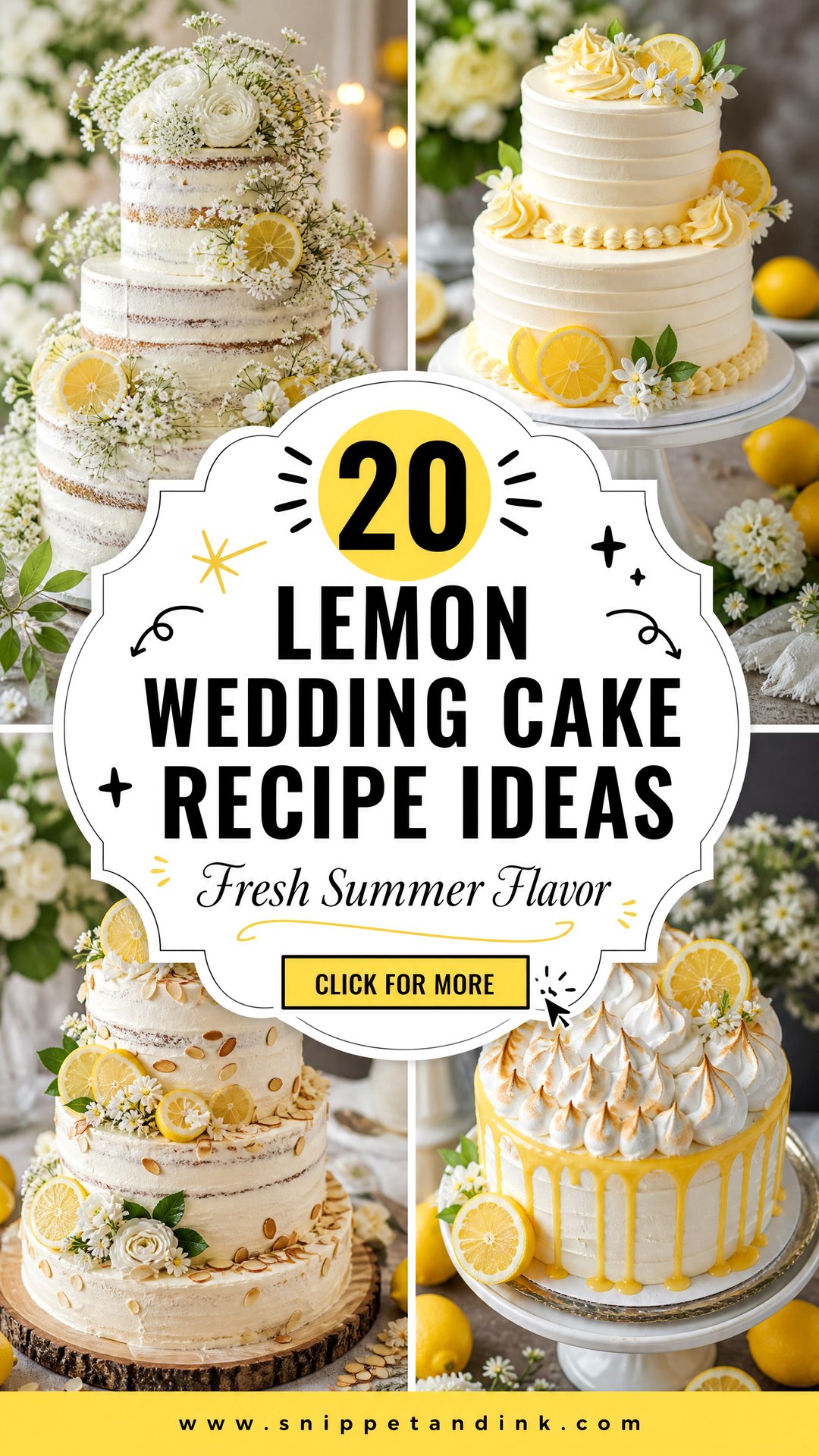 20 Lemon Wedding Cake Recipe Ideas for Fresh Summer Flavor - 20 Lemon Wedding Cake Recipe Ideas for Fresh Summer Flavor