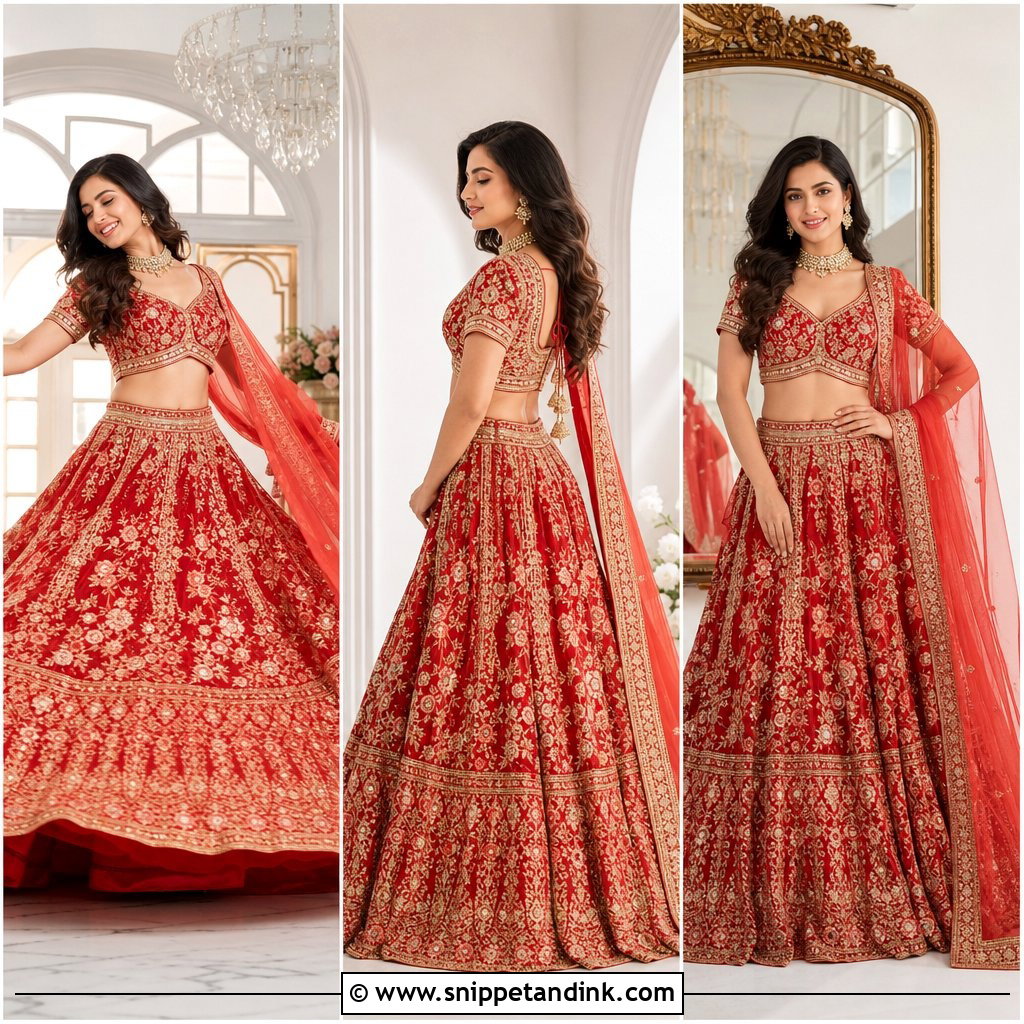 20 Lengha Pose Ideas for Picture-Perfect Bridal Portraits