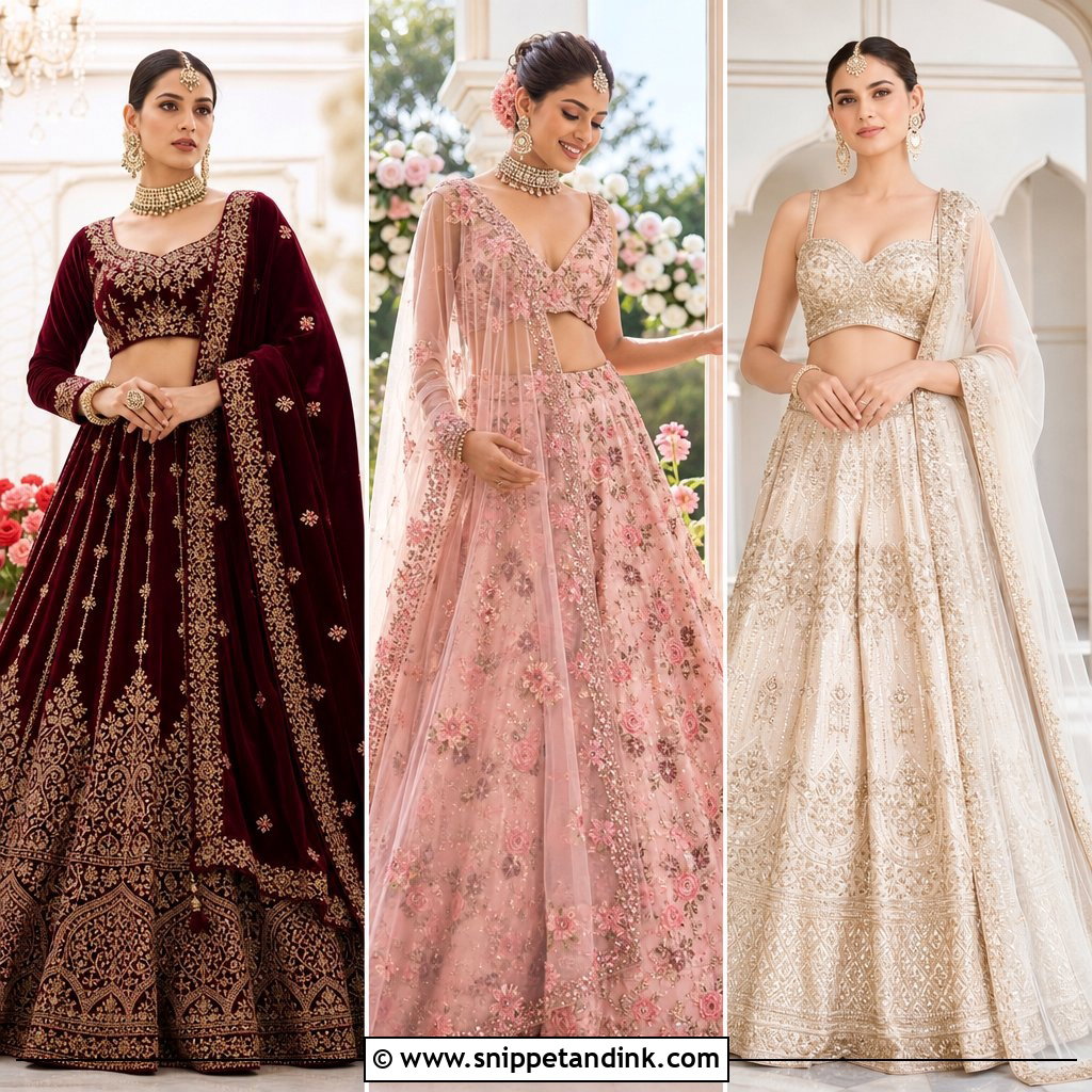 20 Lenghas for Wedding Ideas for Every Modern Bridal Style