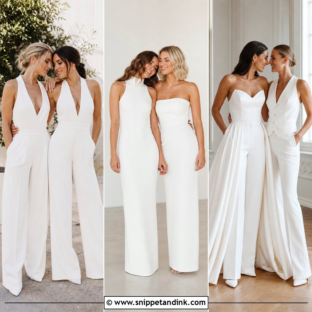 20 Lesbian Wedding Dress Ideas for Every Chic Bridal Style