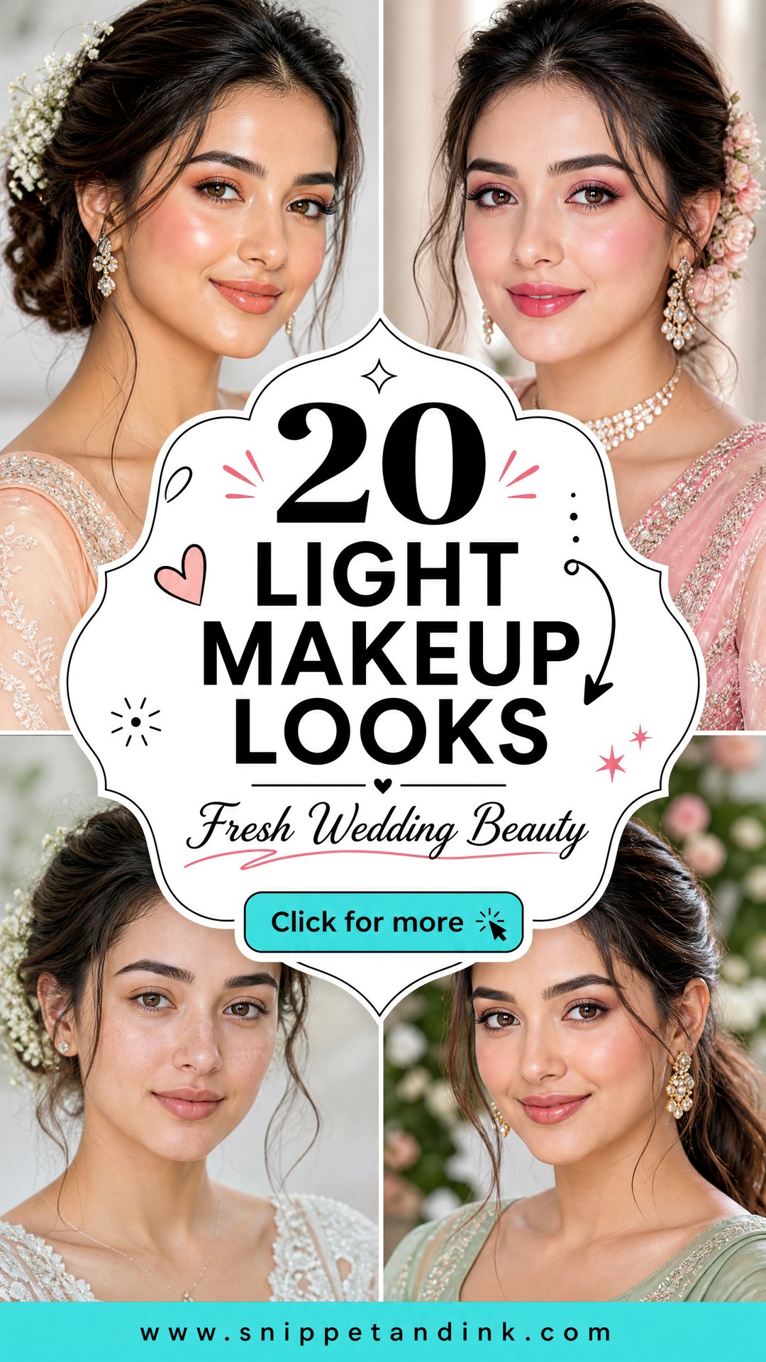 20 Light Makeup Looks for Wedding Guests and Brides - 20 Light Makeup Looks for Wedding Guests and Brides