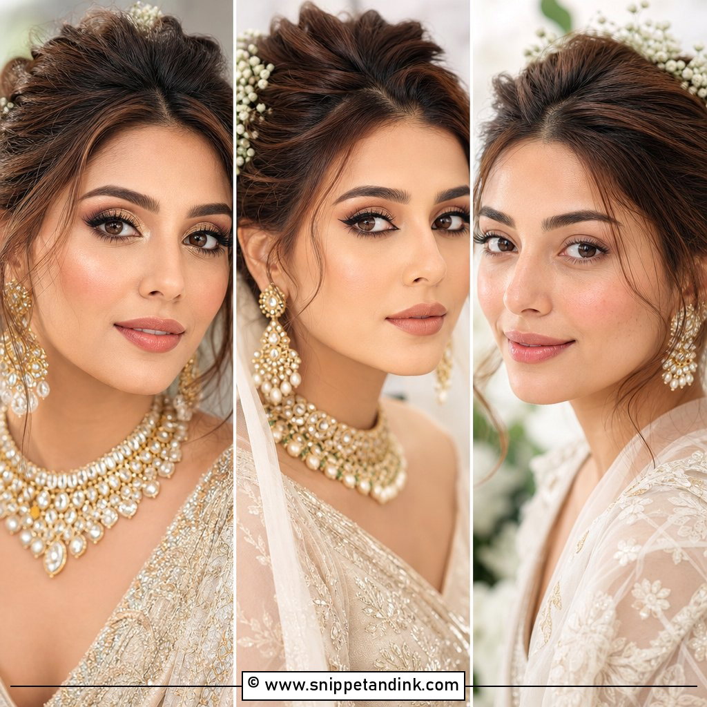 20 Light Wedding Makeup for Brown Eyes to Glow Softly