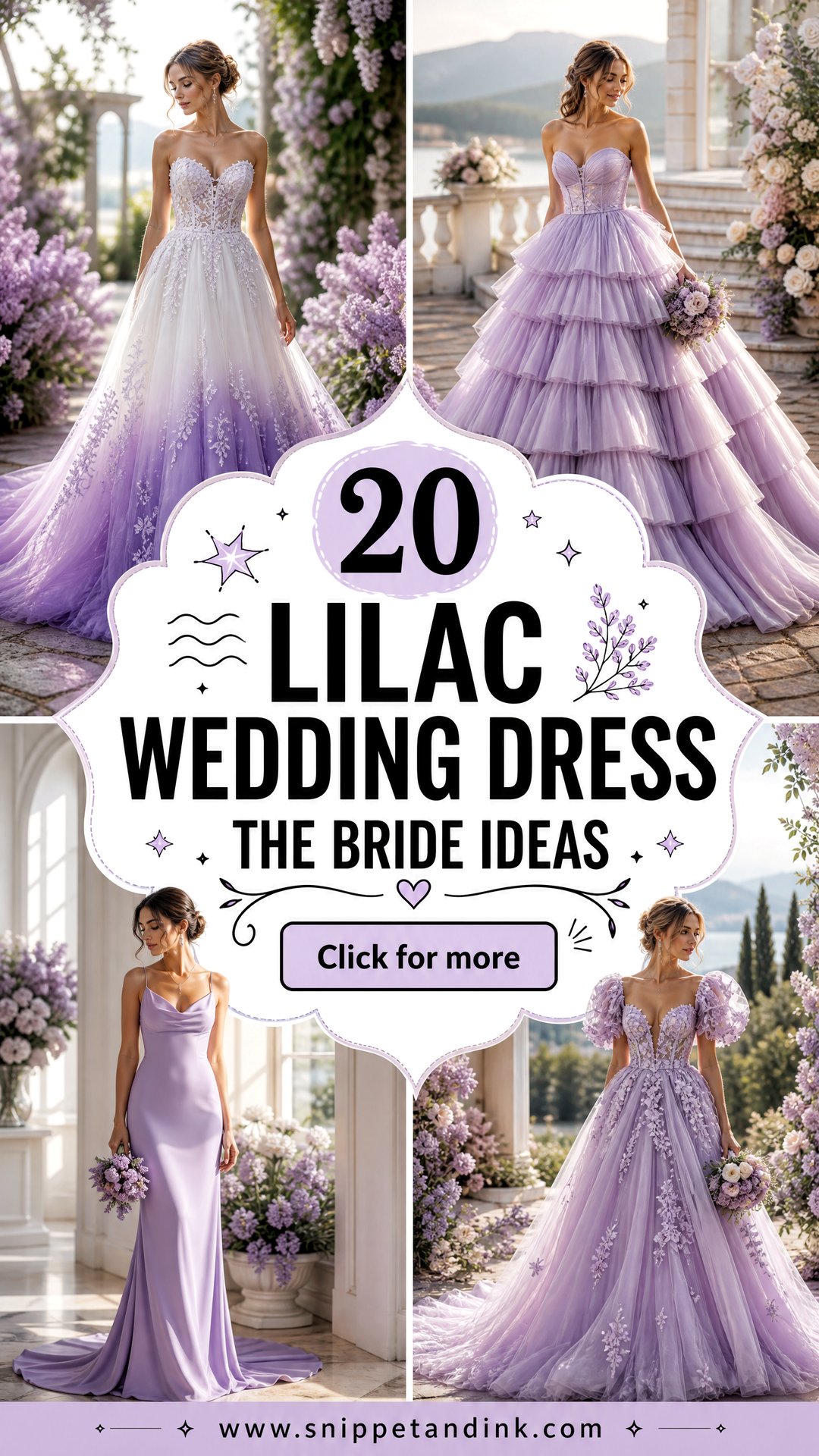 20 Lilac Wedding Dress the Bride Ideas for a Soft Romantic Look - 20 Lilac Wedding Dress the Bride Ideas for a Soft Romantic Look