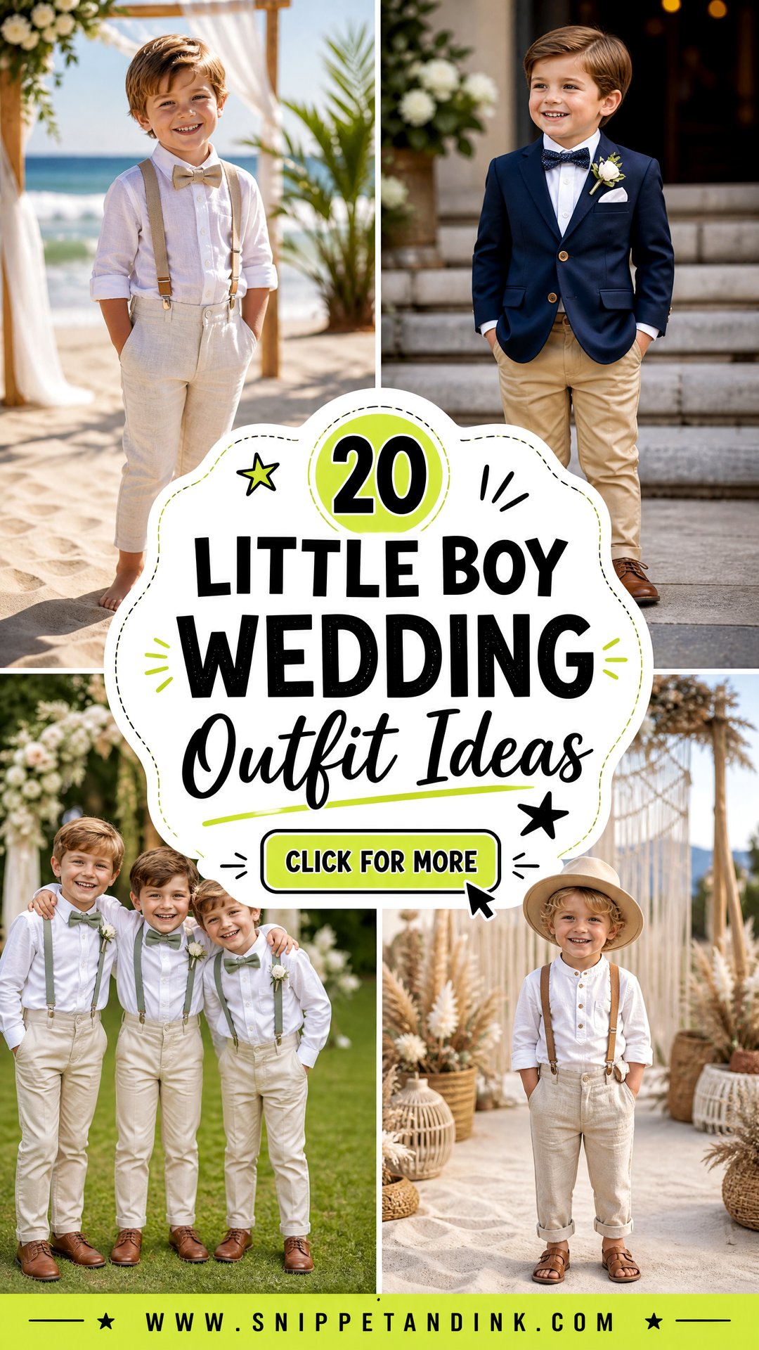 20 Little Boy Wedding Outfit Ideas for Stylish Young Guests - 20 Little Boy Wedding Outfit Ideas for Stylish Young Guests