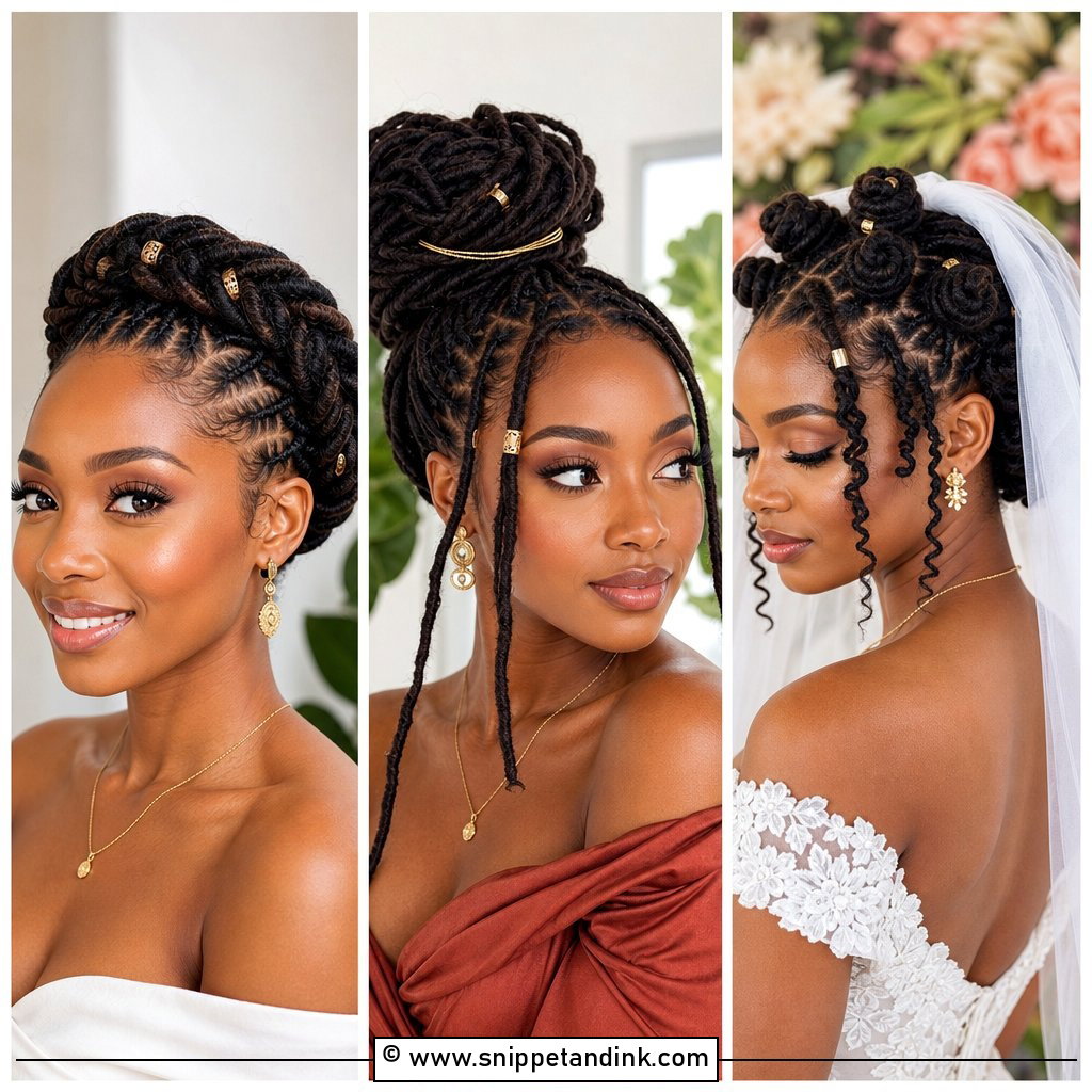 20 Loc Wedding Hairstyles Brides Can Wear With Confidence