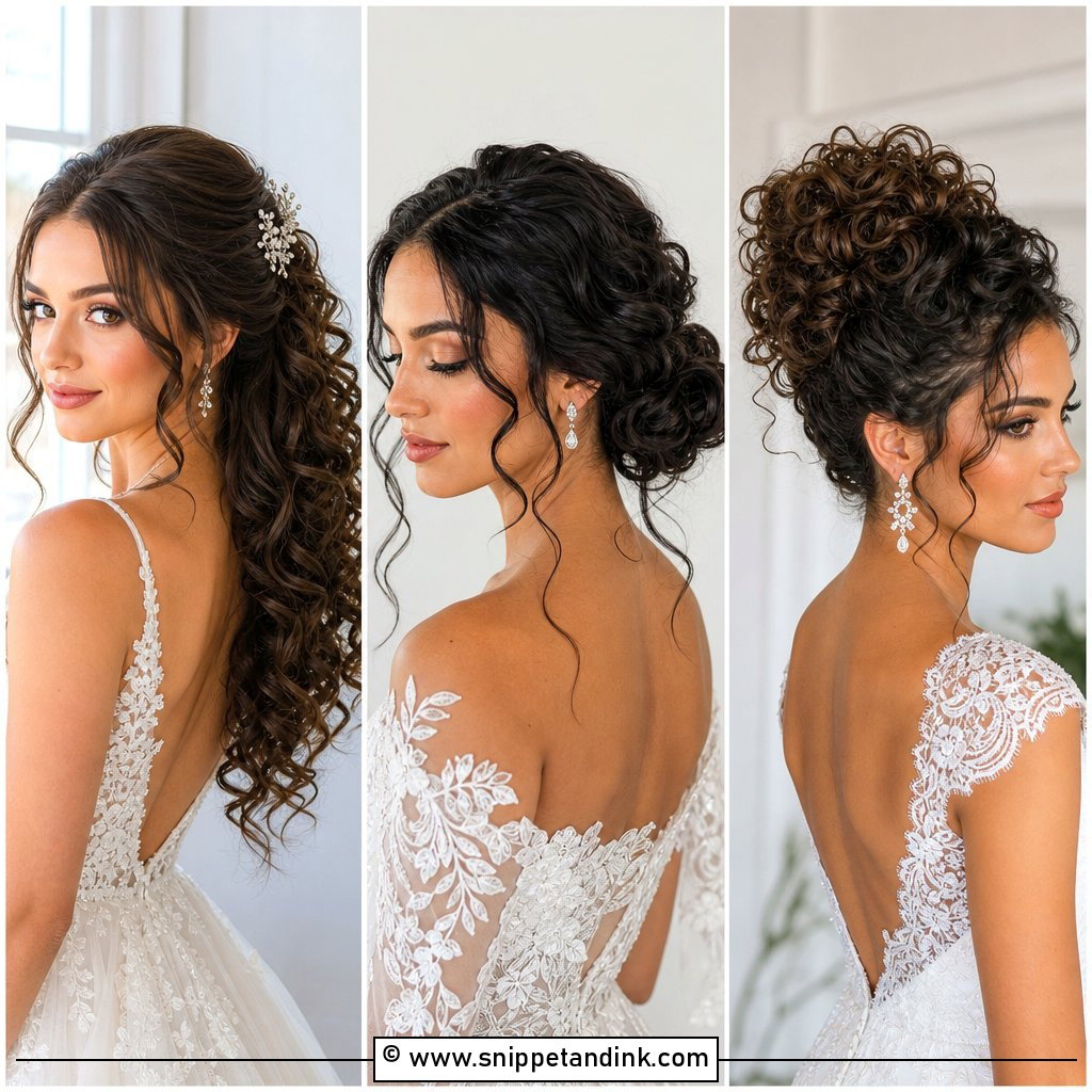 20 Long Curled Hairstyles for Wedding Glam That Lasts All Day