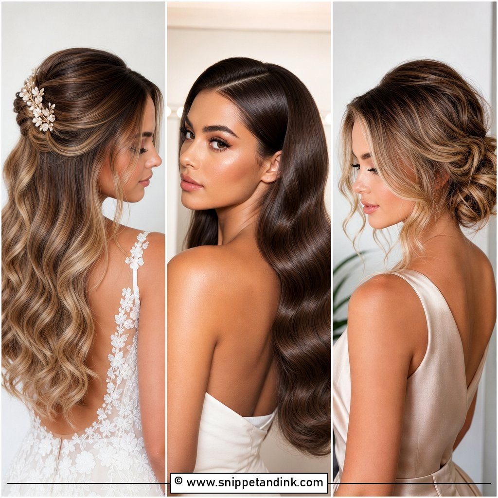 20 Long Hair Bridal Waves for Soft Elegant Wedding Glam