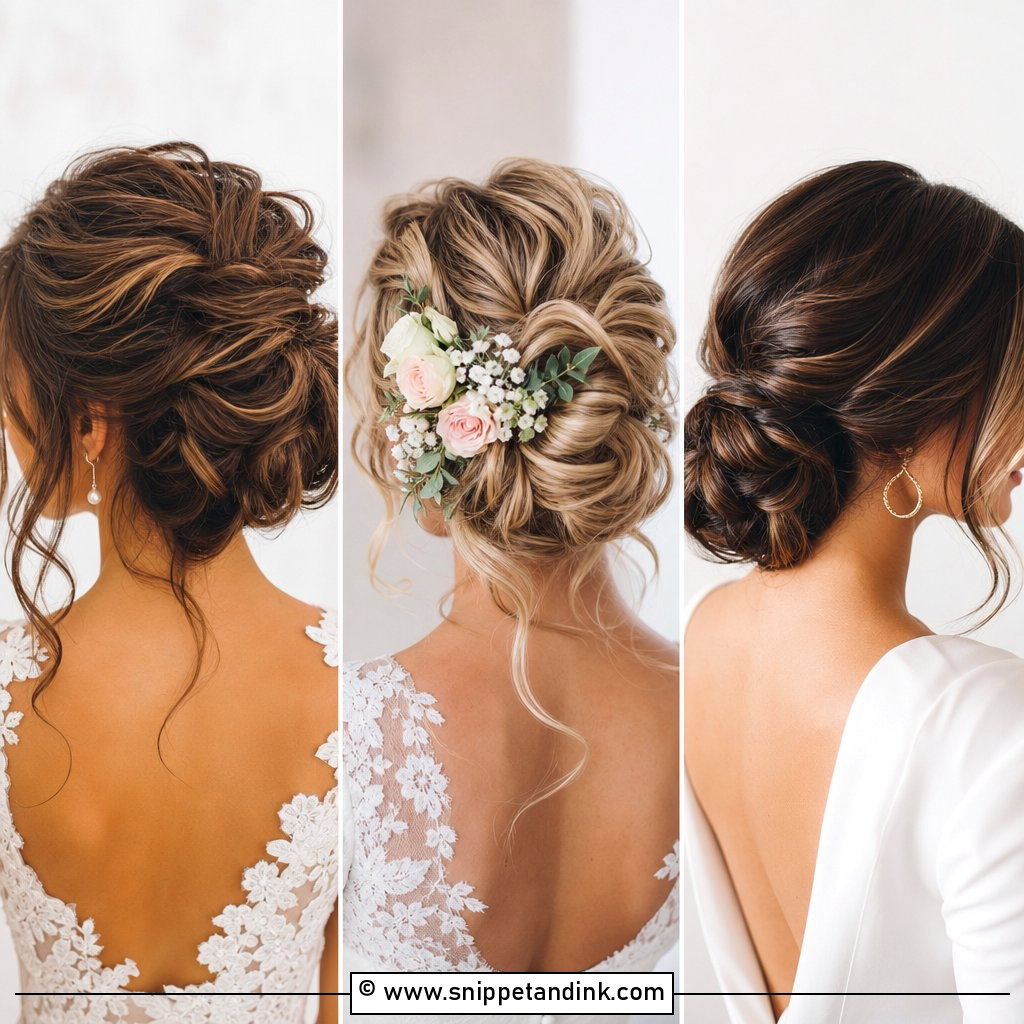 20 Long Hair Wedding Updo Ideas for Timeless Brides