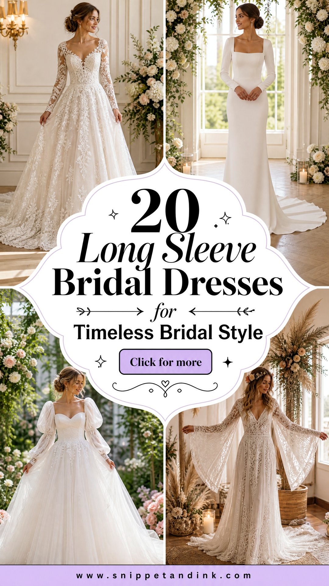20 Long Sleeve Bridal Dresses for Timeless Bridal Style - 20 Long Sleeve Bridal Dresses for Timeless Bridal Style