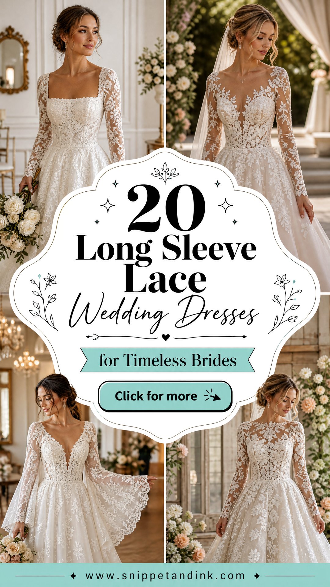 20 Long Sleeve Lace Wedding Dresses for Timeless Brides - 20 Long Sleeve Lace Wedding Dresses for Timeless Brides