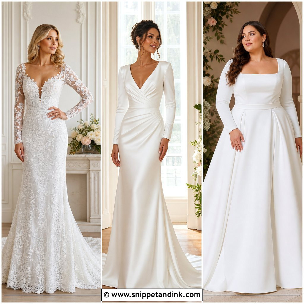 20 Long Sleeve Wedding Ideas for a Chic Modern Celebration