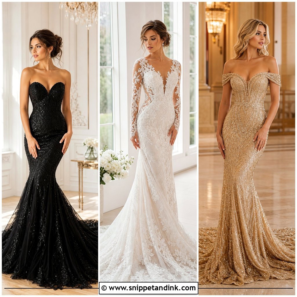 20 Long Tail Gown Ideas for an Unforgettable Bridal Look