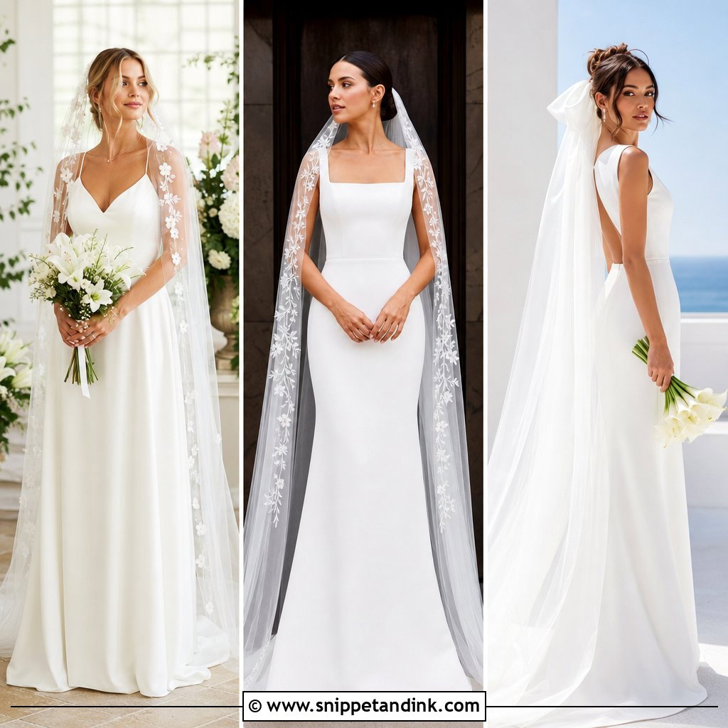 20 Long Veils for Dramatic, Picture-Perfect Bridal Style