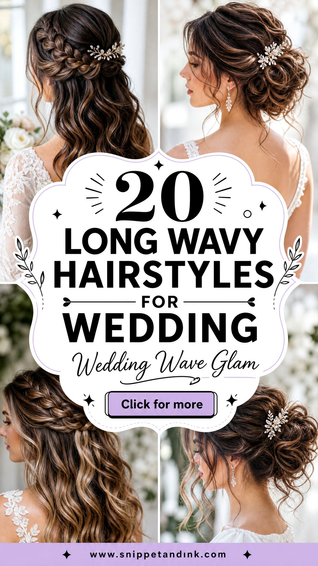20 Long Wavy Hairstyles for Wedding Glam - 20 Long Wavy Hairstyles for Wedding Glam