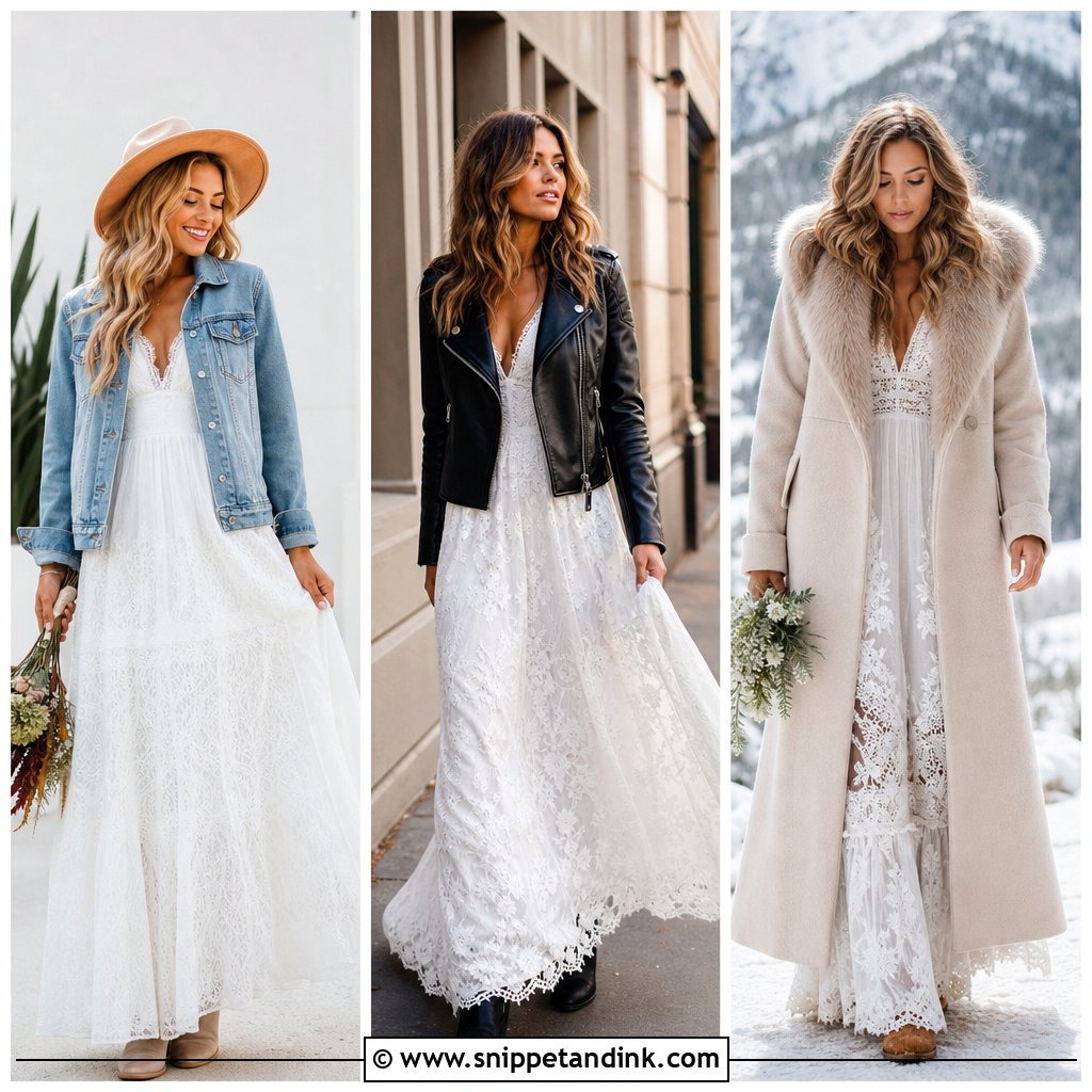 20 Long White Lace Dress Ideas for Timeless Bridal Style