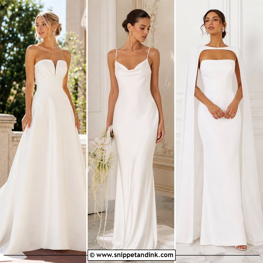 20 Long White Wedding Dress Ideas for a Timeless Bridal Look