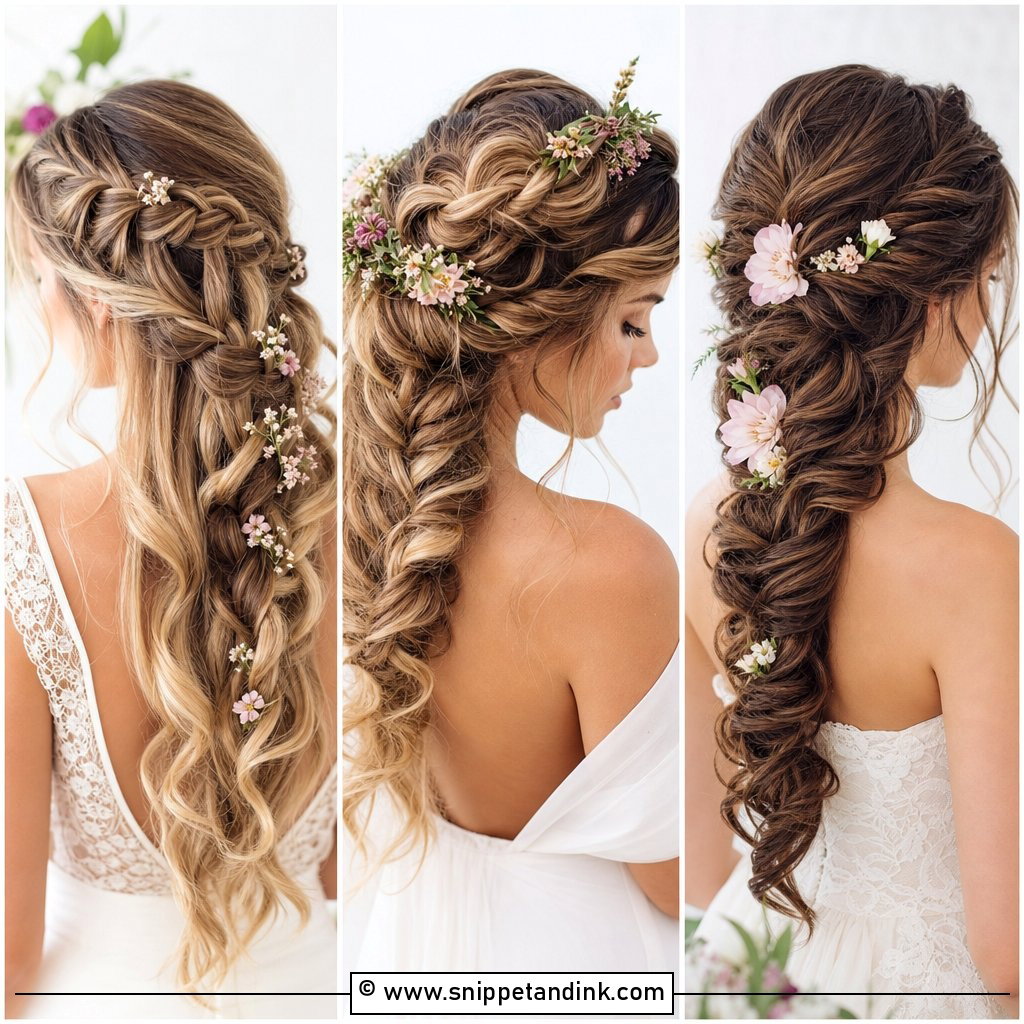 20 Loose Braid Wedding Hair Ideas for Boho Brides