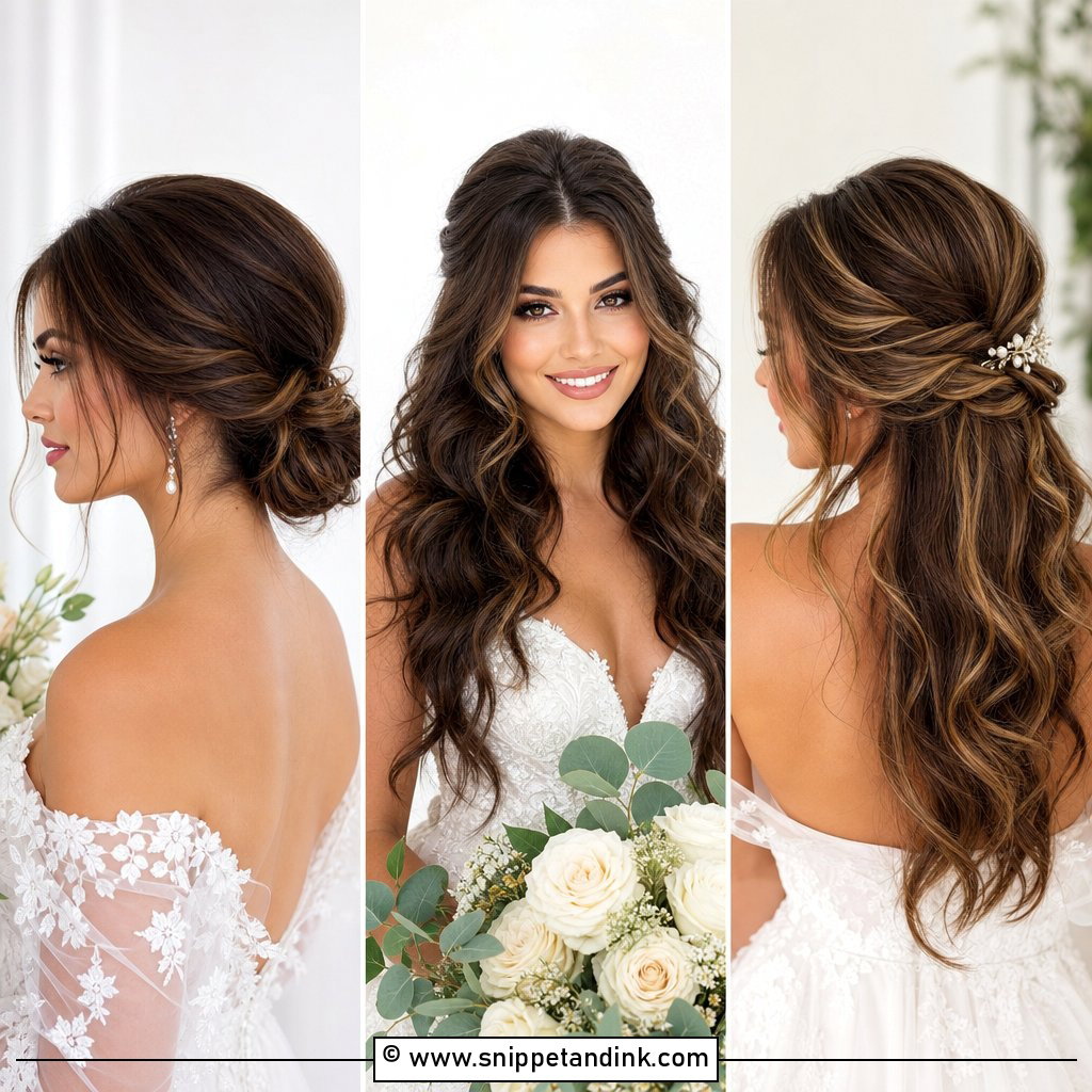 20 Loose Bridal Hair Ideas for Effortless Wedding Glam