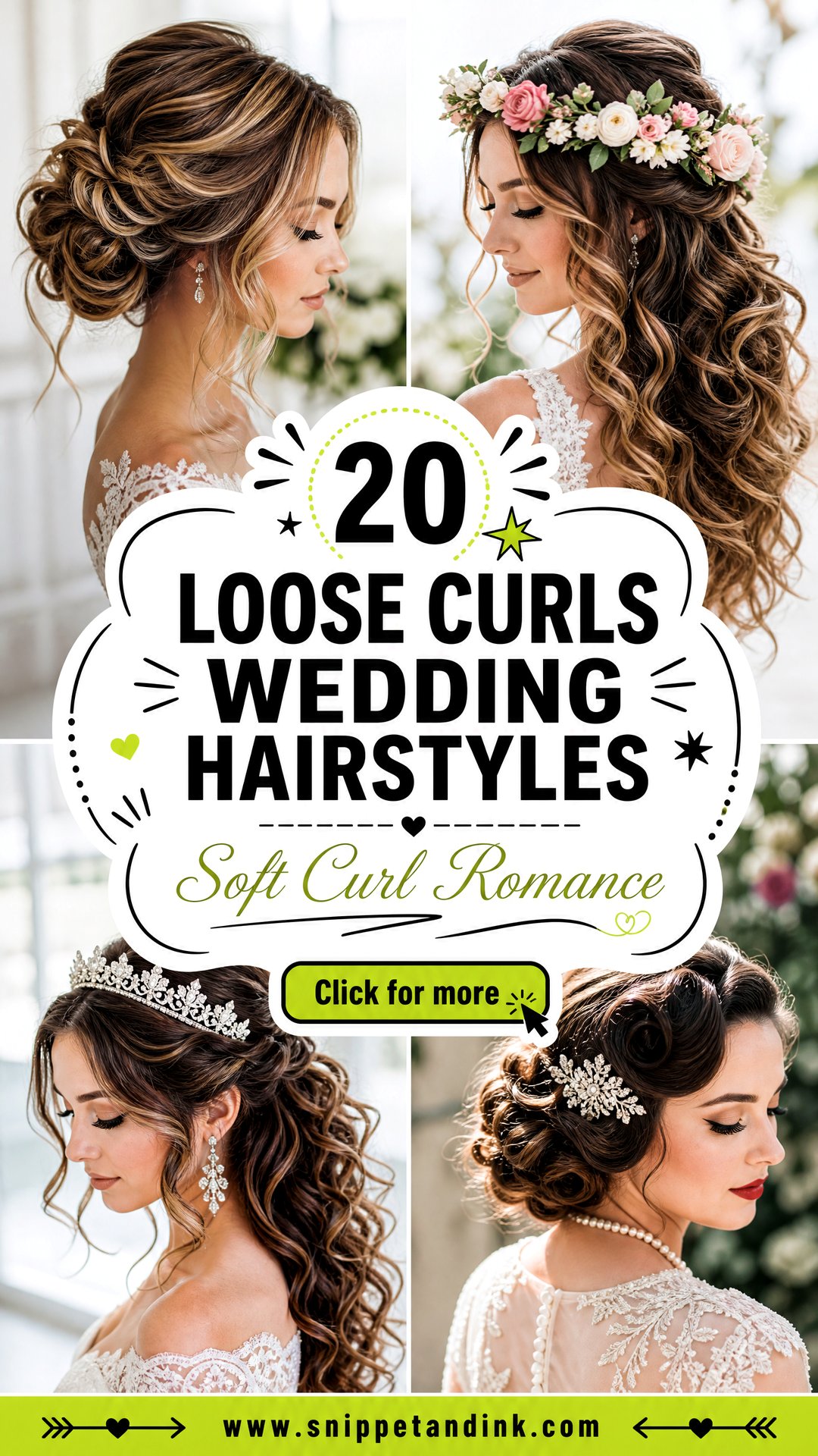 20 Loose Curls Wedding Hairstyles for Soft Bridal Glam - 20 Loose Curls Wedding Hairstyles for Soft Bridal Glam