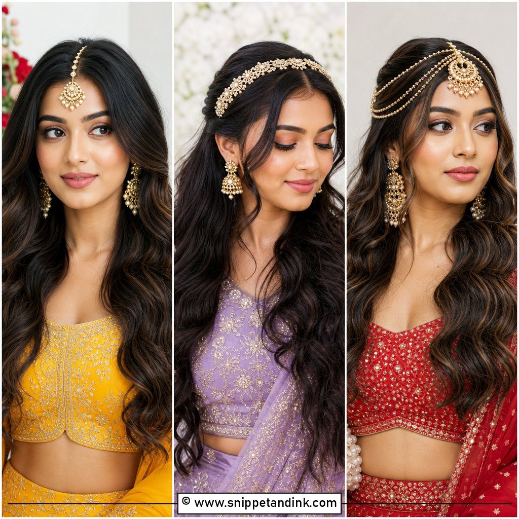 20 Loose Indian Wedding Hairstyles for Elegant Bridal Glam
