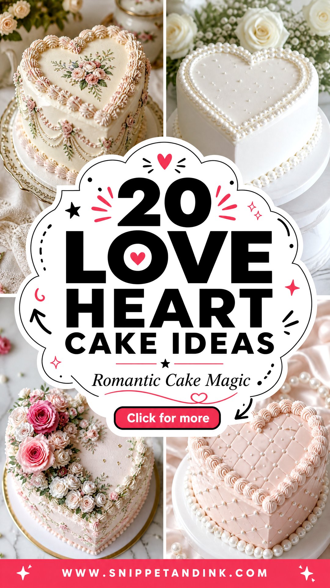 20 Love Heart Cake Ideas for Wedding Romance and Style - 20 Love Heart Cake Ideas for Wedding Romance and Style