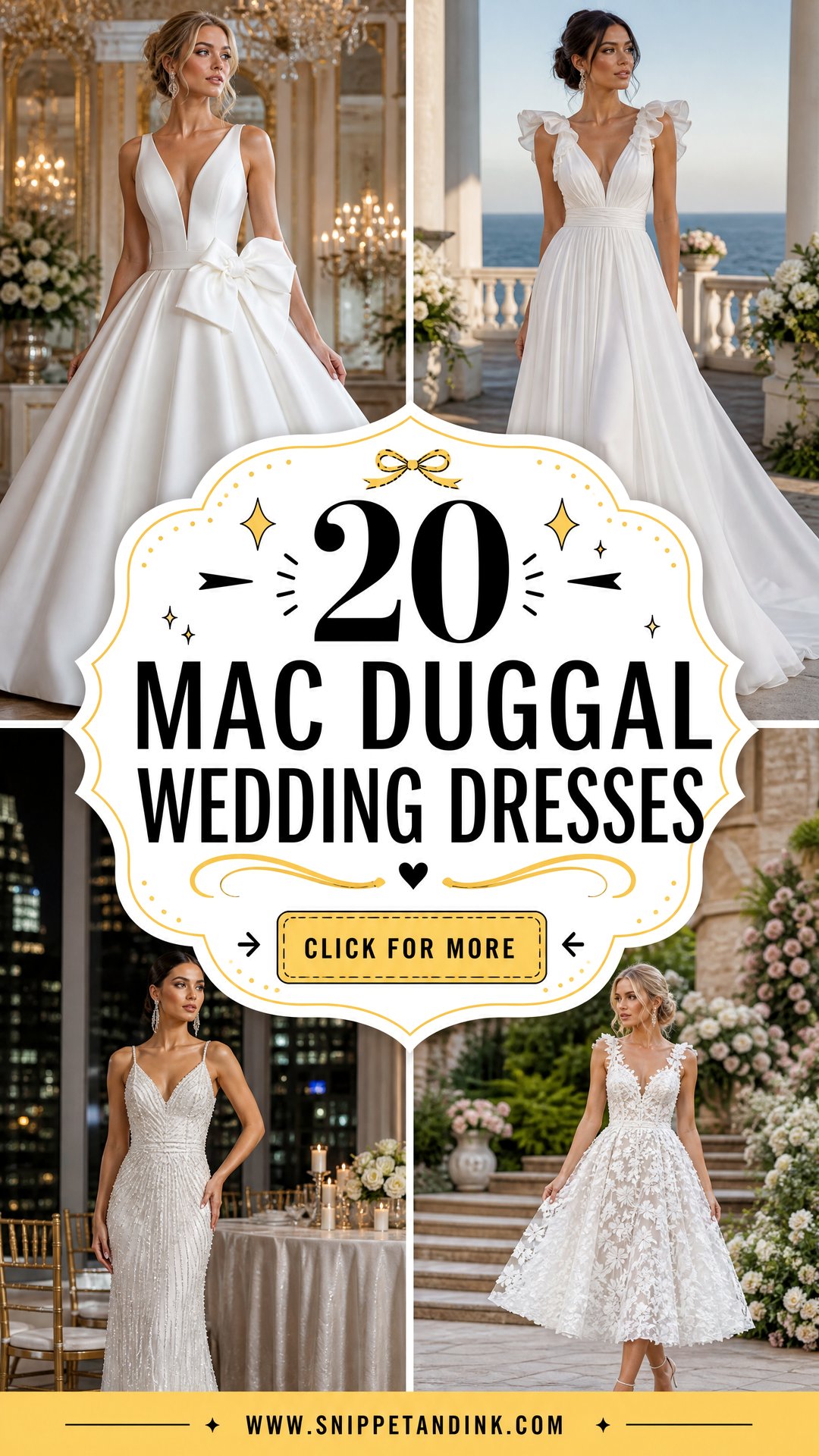 20 Mac Duggal Wedding Dresses for a Glamorous Bridal Statement - 20 Mac Duggal Wedding Dresses for a Glamorous Bridal Statement