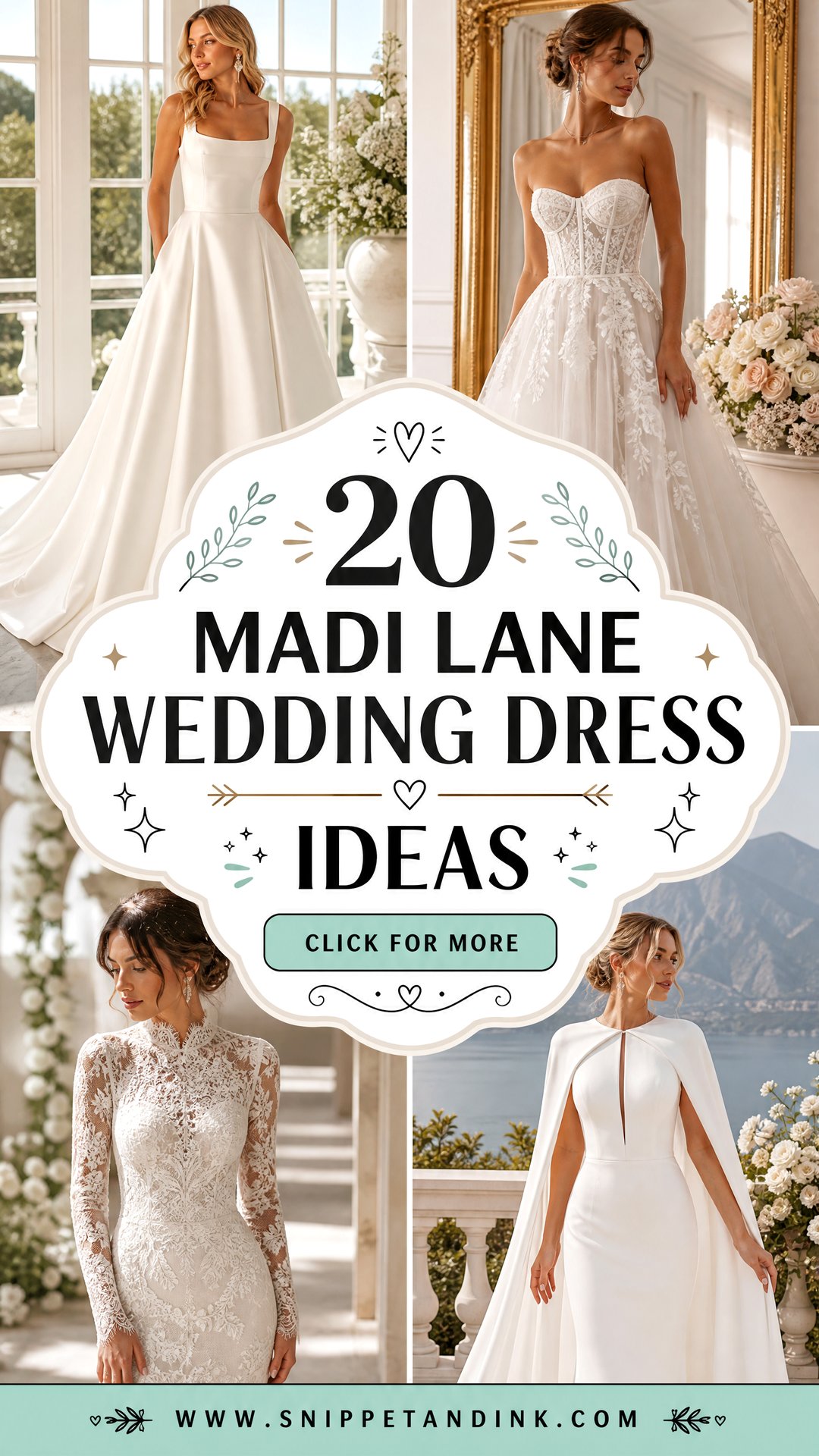 20 Madi Lane Wedding Dress Ideas for Romantic Modern Brides - 20 Madi Lane Wedding Dress Ideas for Romantic Modern Brides
