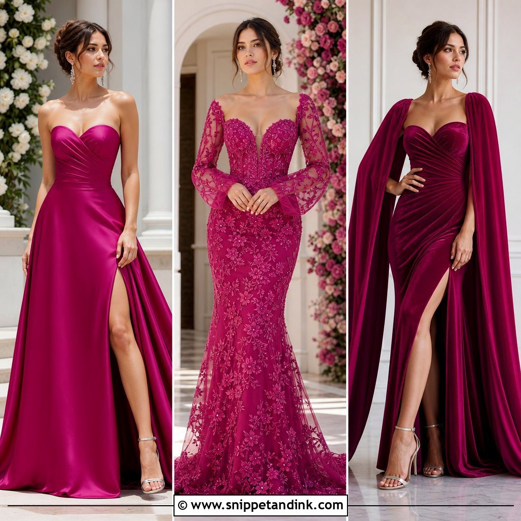 20 Magenta Wedding Dress Ideas for Bold, Color-Loving Brides