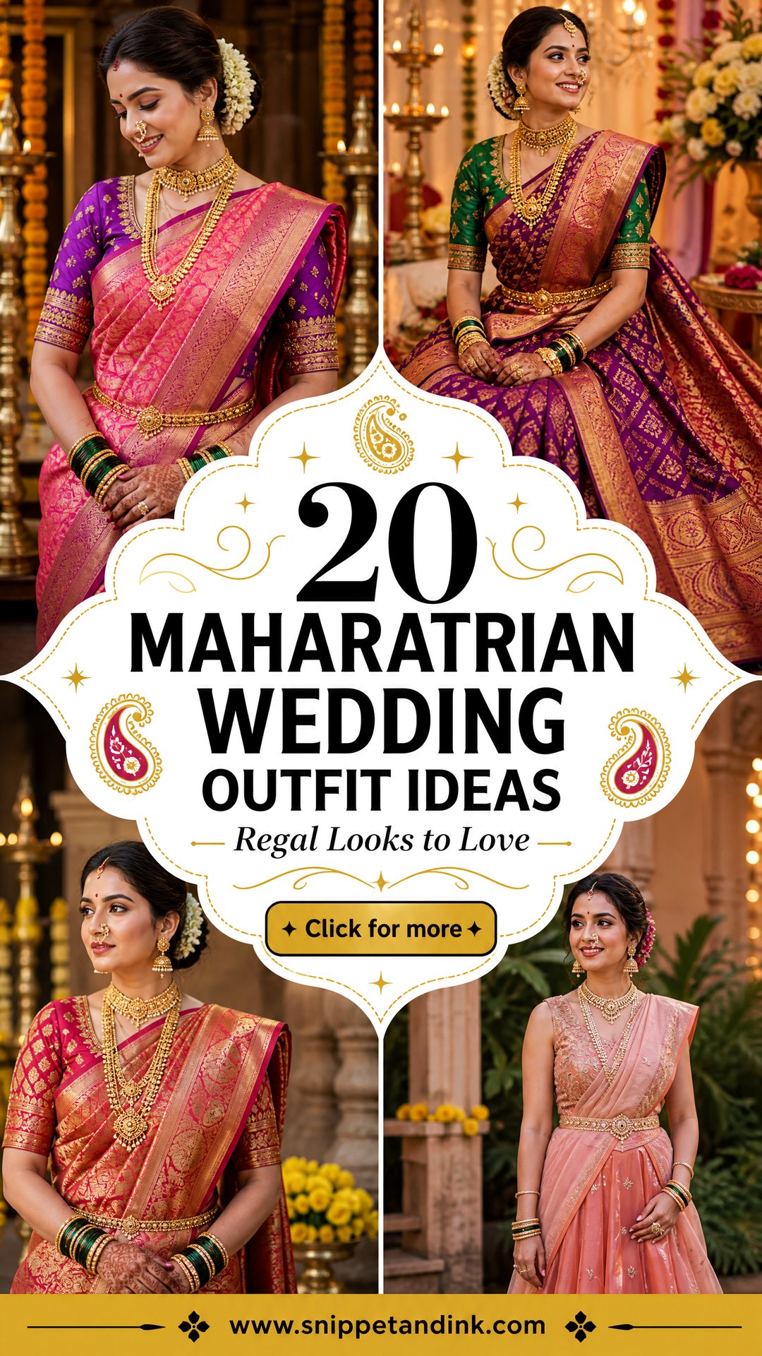 20 Maharatrian Wedding Outfit Ideas Regal Looks to Love - 20 Maharatrian Wedding Outfit Ideas: Regal Looks to Love