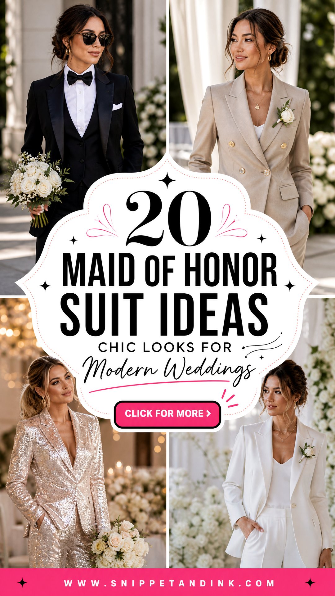 20 Maid of Honor Suit Ideas Chic Looks for Modern Weddings - 20 Maid of Honor Suit Ideas: Chic Looks for Modern Weddings